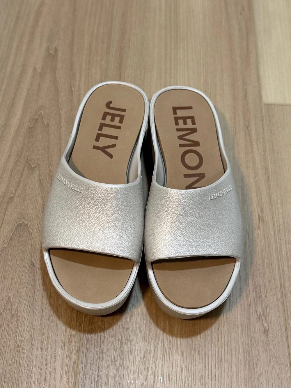 Lemon Jelly Sunny Platform Sandals—Size 37